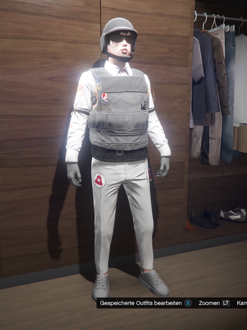 White Tryhard PvP outfit