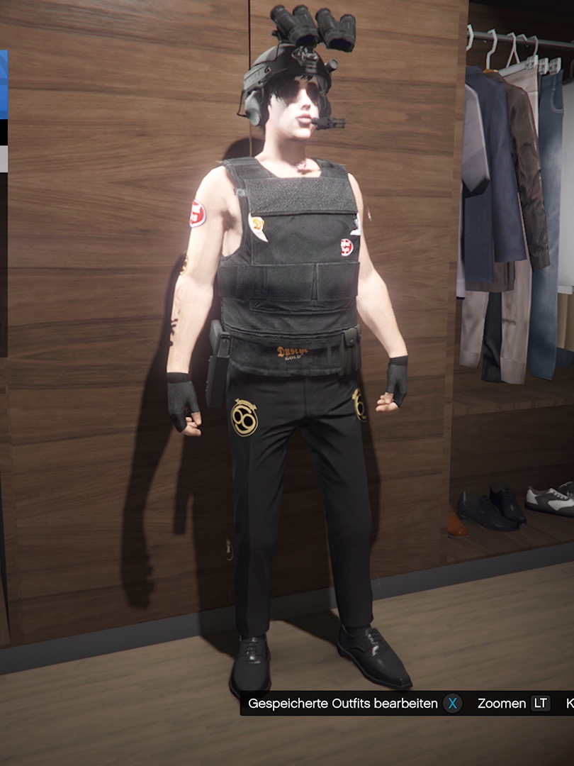 Black Tryhard: PVP outfit